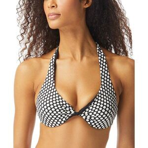 COCO REEF Women's Standard Verso Bikini TOP, Castaway Black 006, 36/38 C